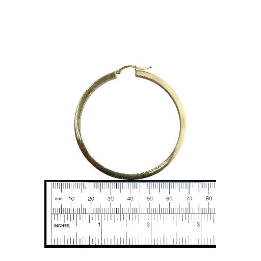 14k Yellow Gold Hoop