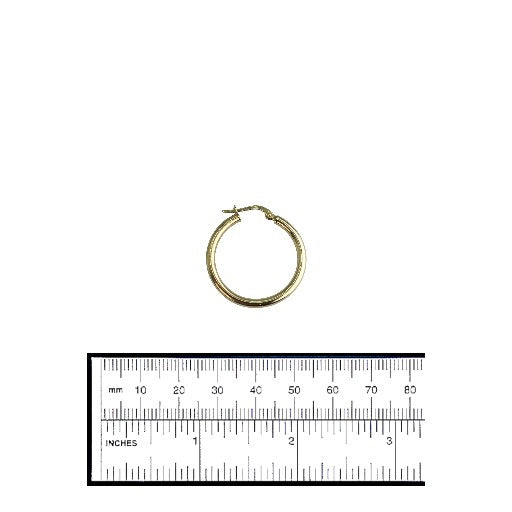 14k Yellow Gold Hoop