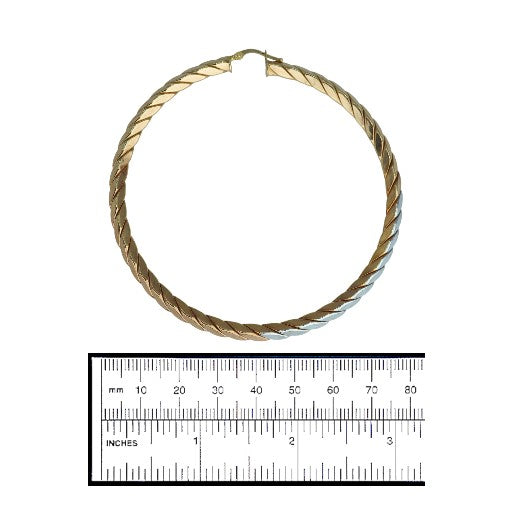 14k YG Hoop Earrings