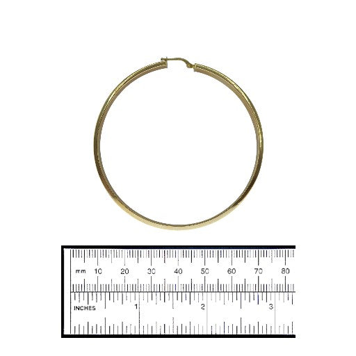 14k Yellow Gold Hoop