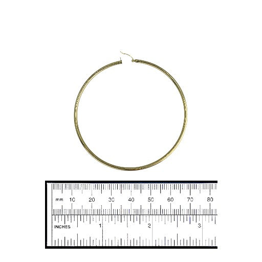 14k YG Hoop Earrings