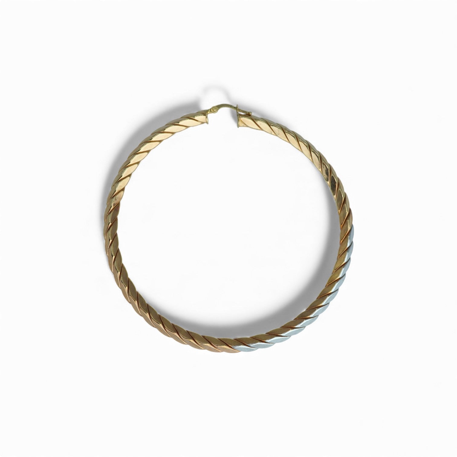 14k YG Hoop Earrings