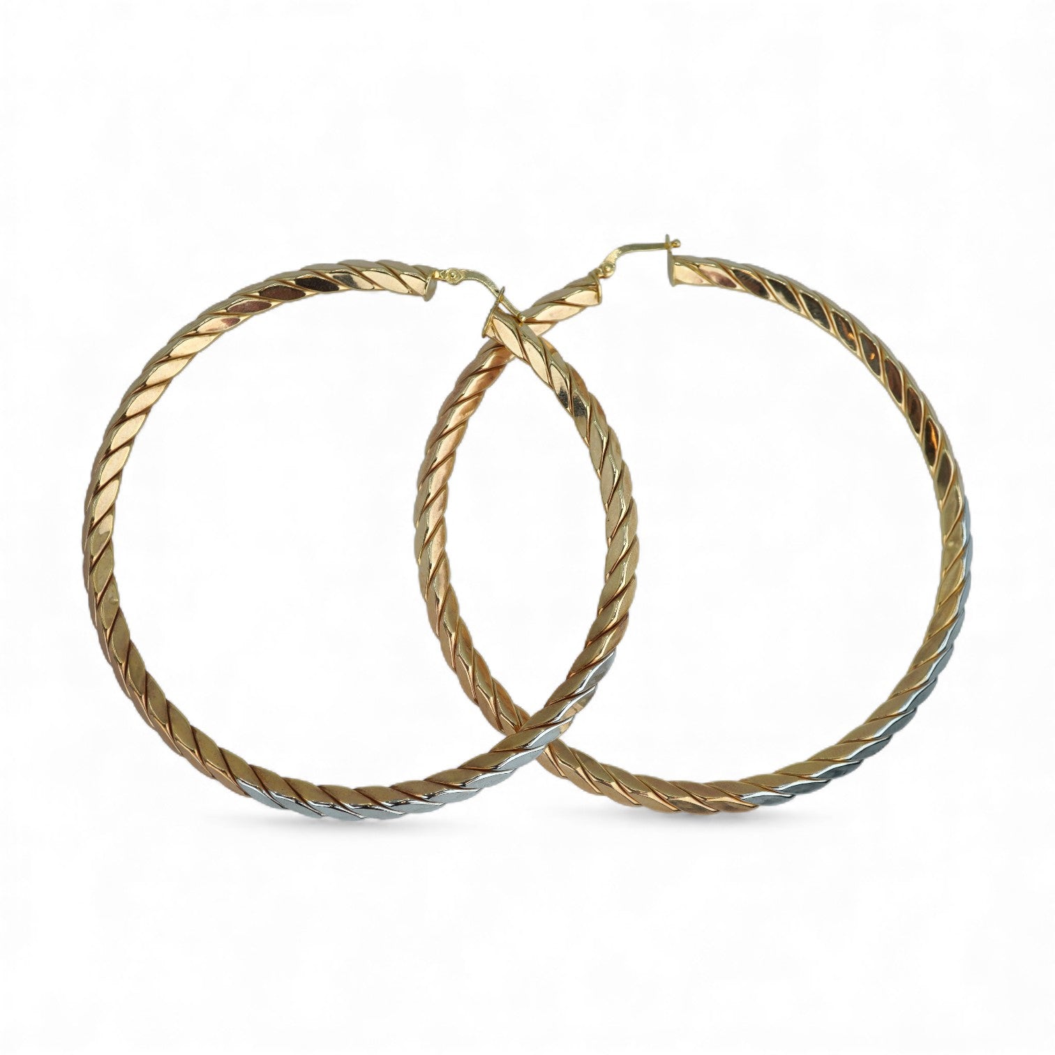 14k YG Hoop Earrings