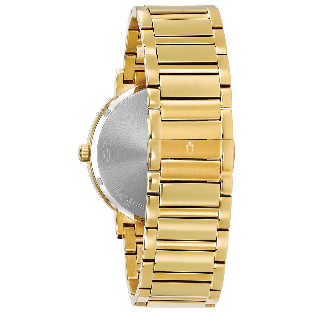 Bulova Men's Futuro Diamond Dress Diamond-Accent Gold-Tone