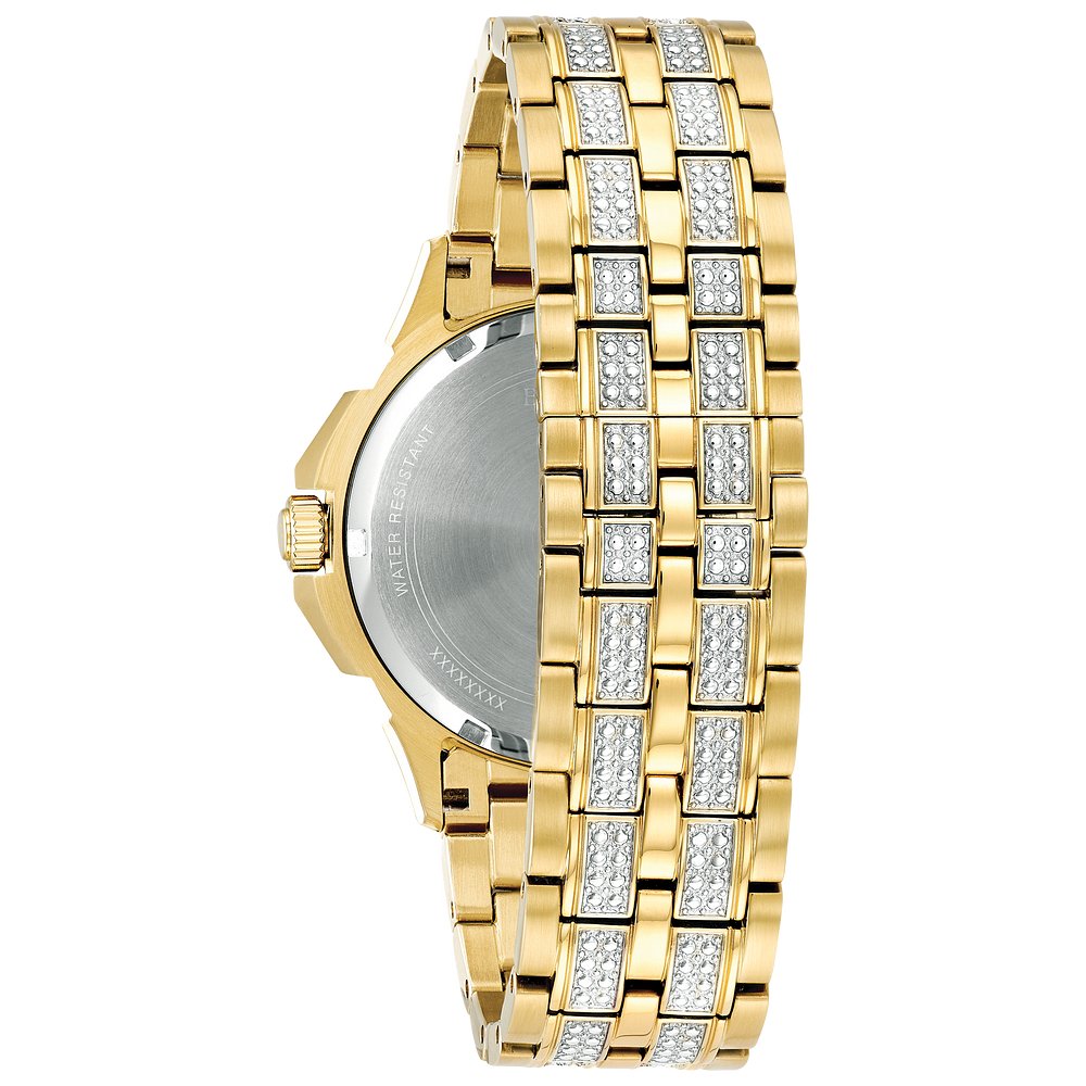 Bulova Crystal Accented Gold-Tone