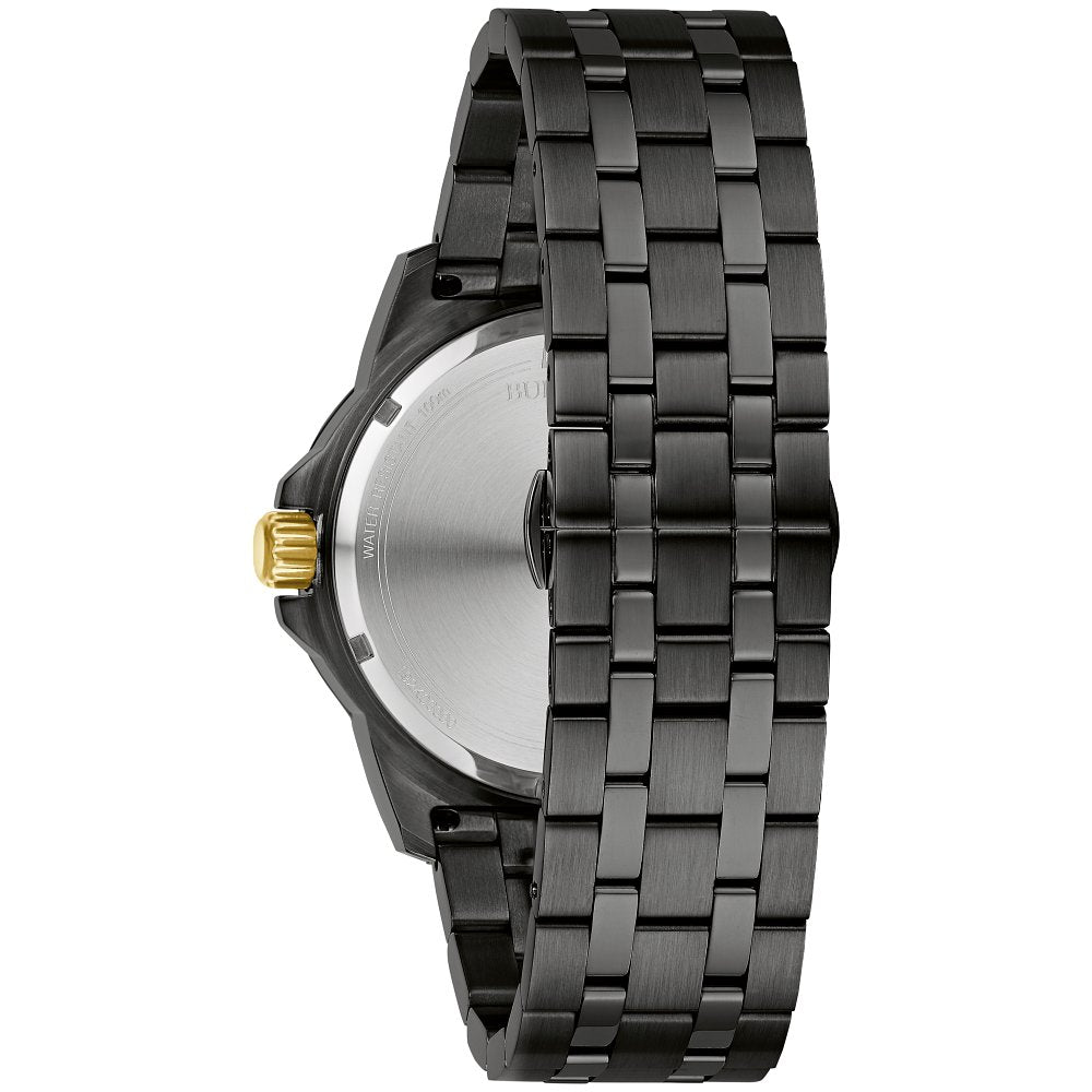 Bulova Marine Star Quartz Diamond Black Dial Men