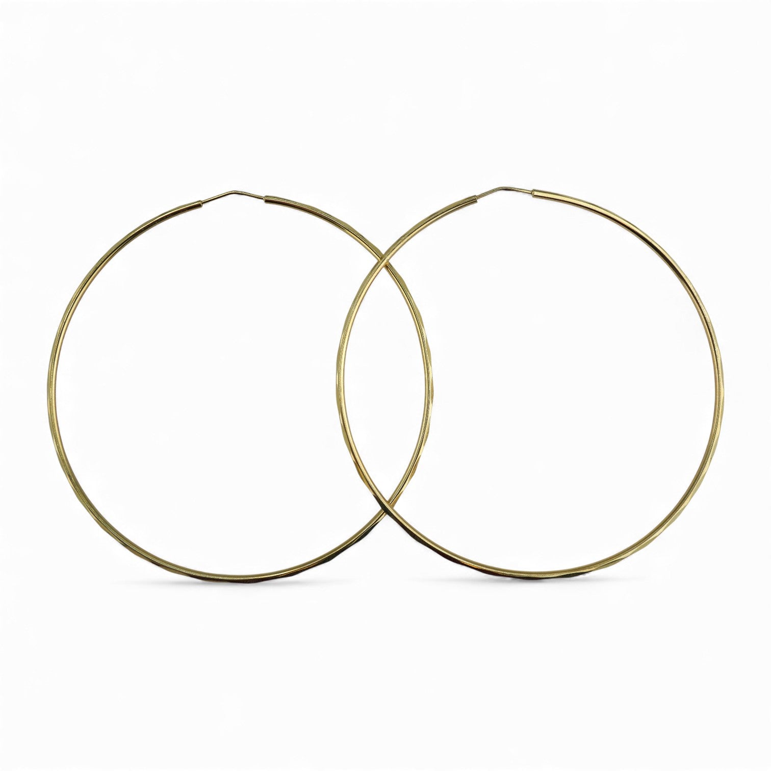 14k Yellow Gold Hoop