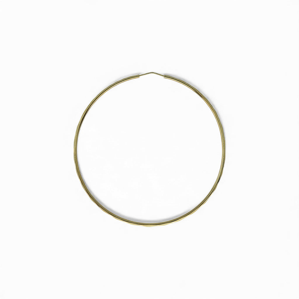 14k Yellow Gold Hoop