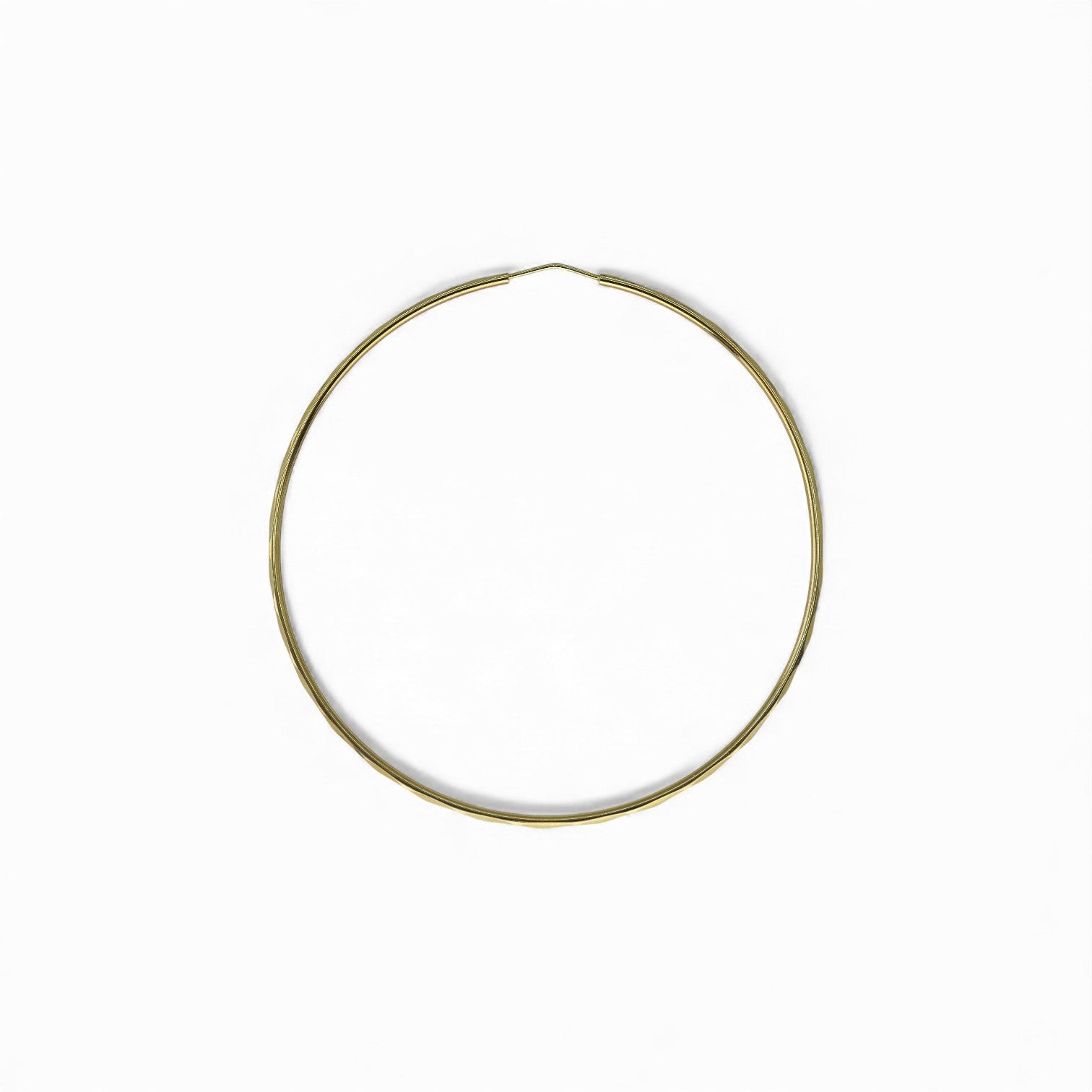 14k Yellow Gold Hoop