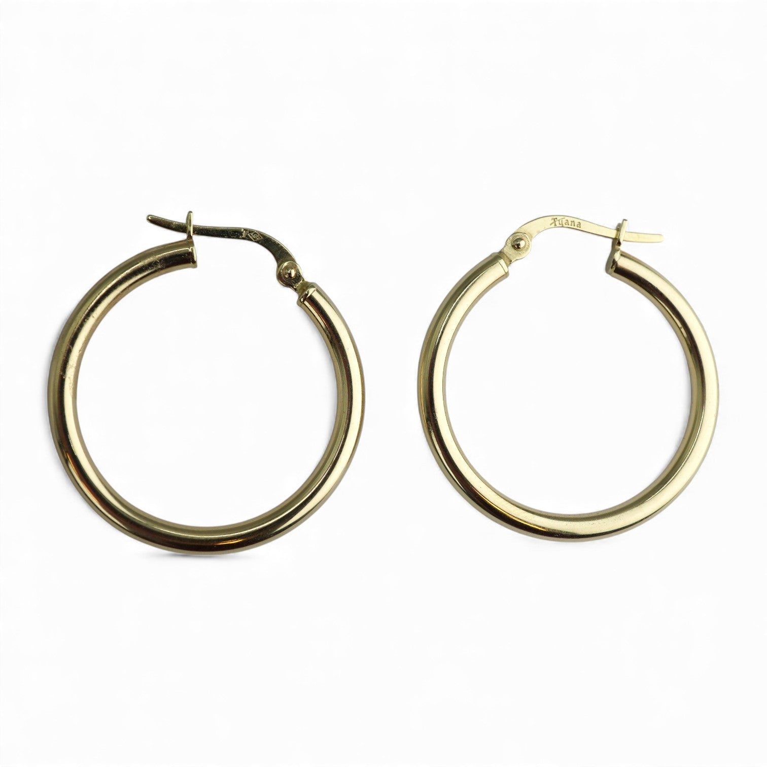 14k Yellow Gold Hoop