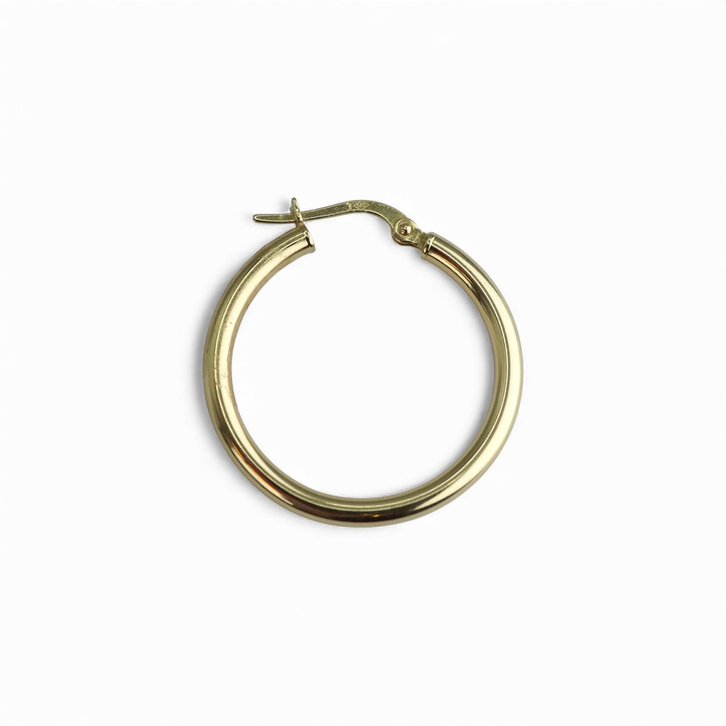 14k Yellow Gold Hoop