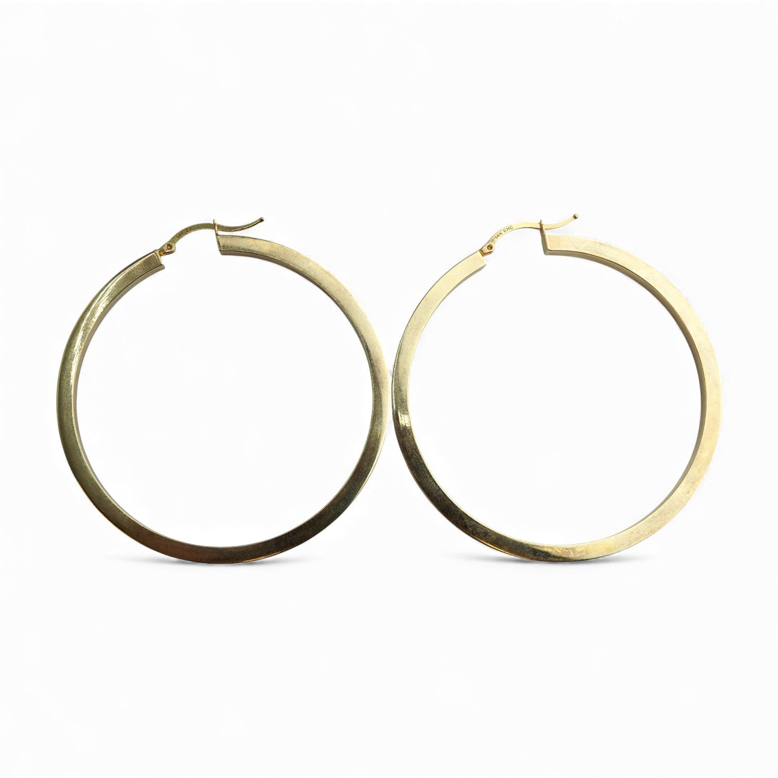 14k Yellow Gold Hoop