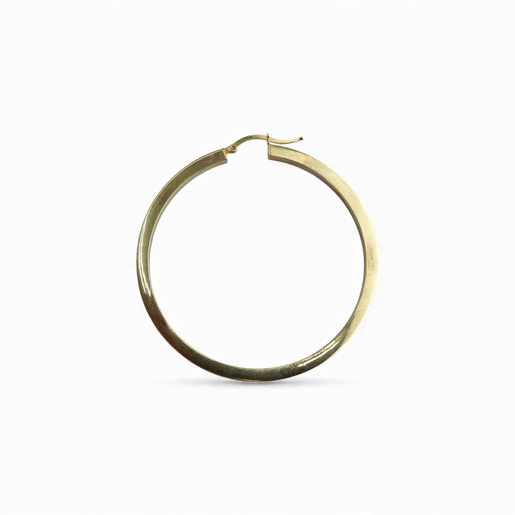 14k Yellow Gold Hoop