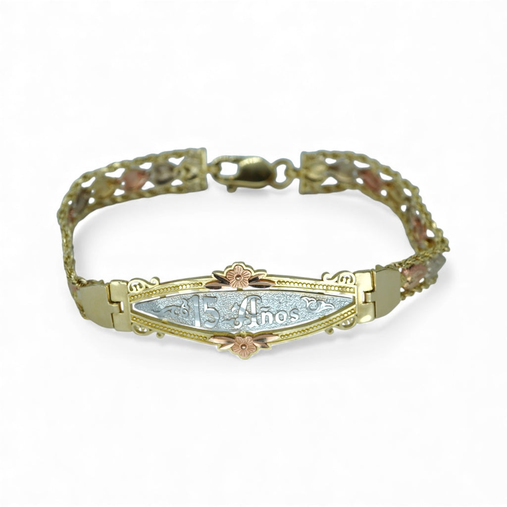 14k Bracelet 15 Años