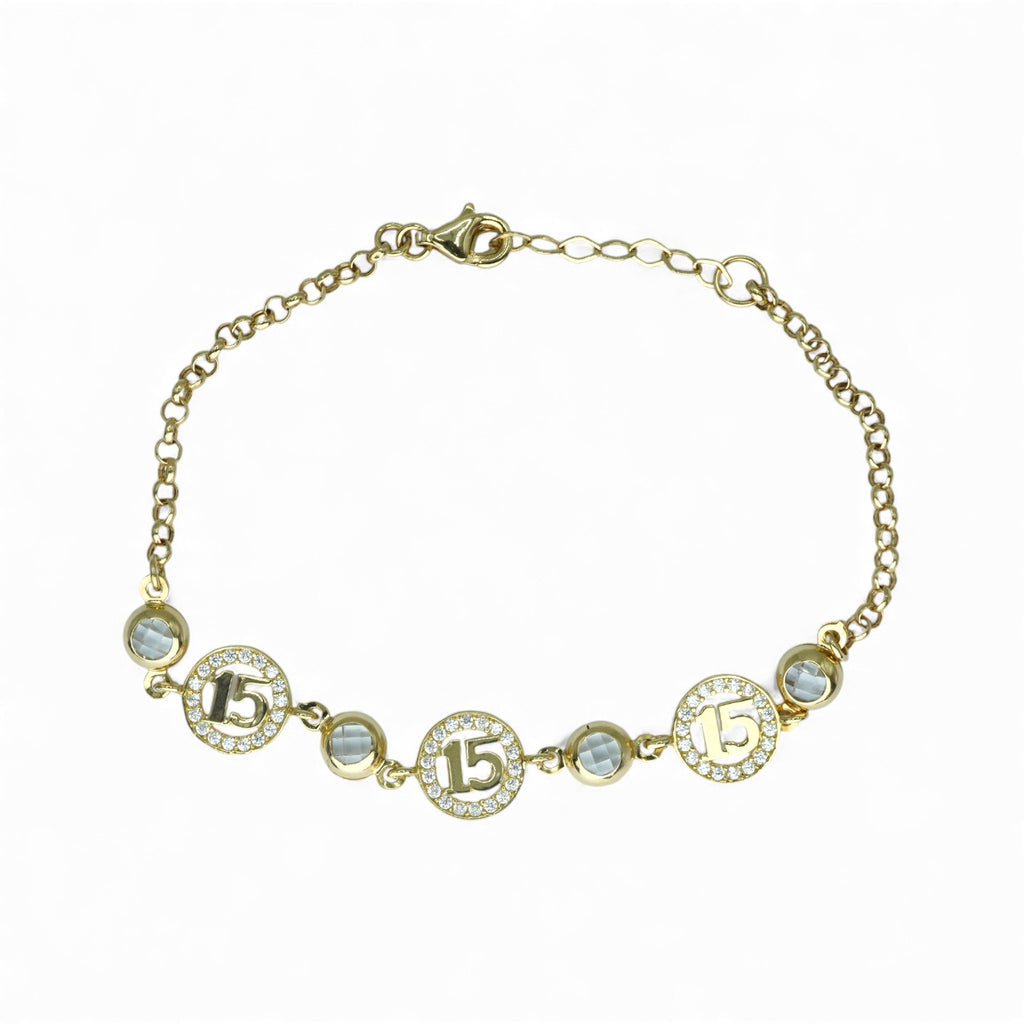 14k 15 Años Bracelet Yellow Gold