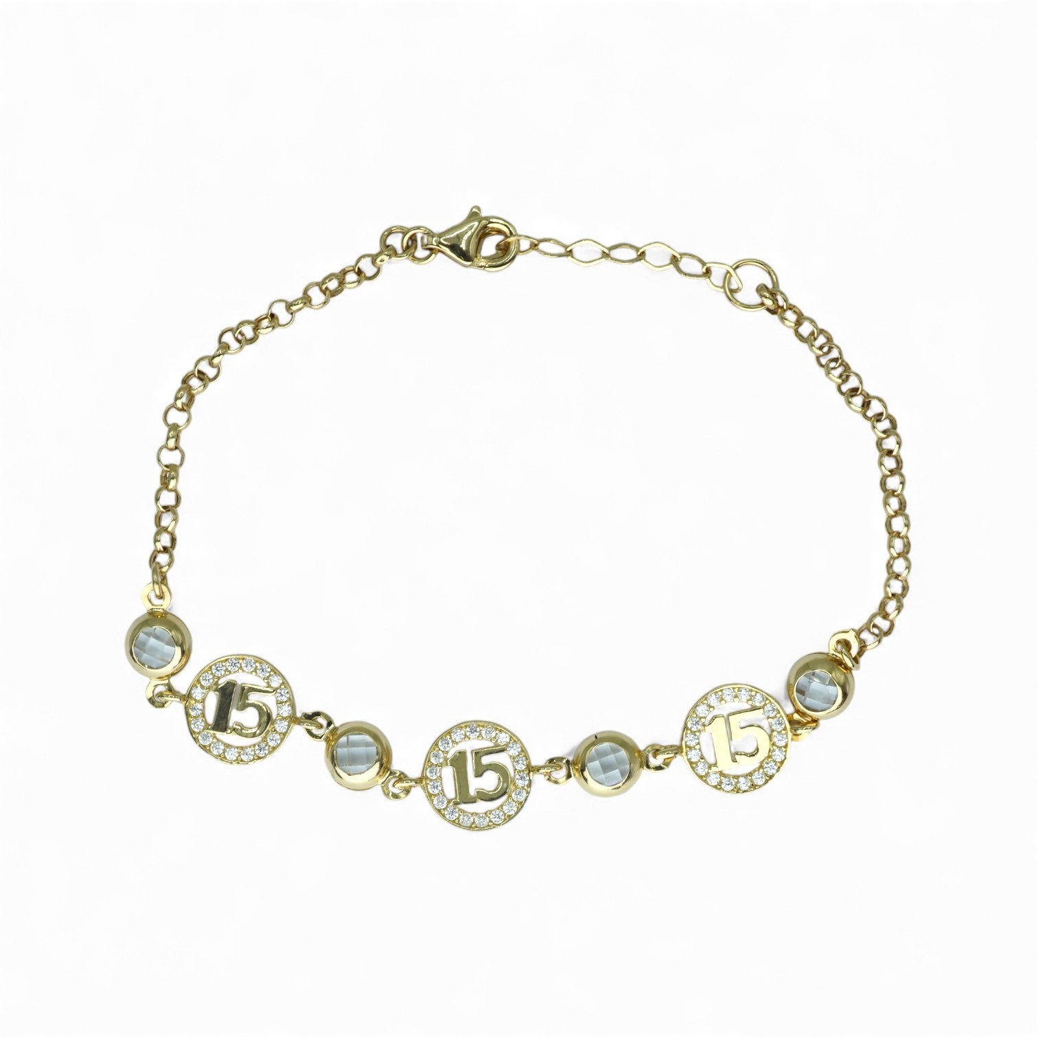 14k 15 Años Bracelet Yellow Gold