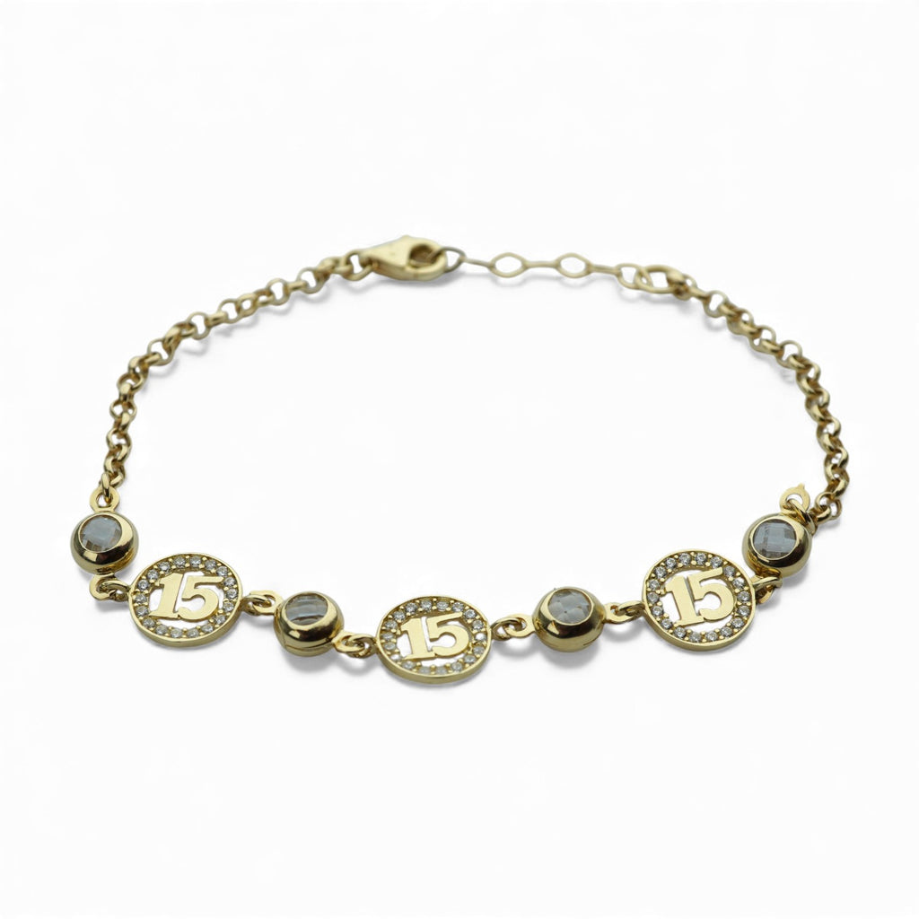 14k 15 Años Bracelet Yellow Gold