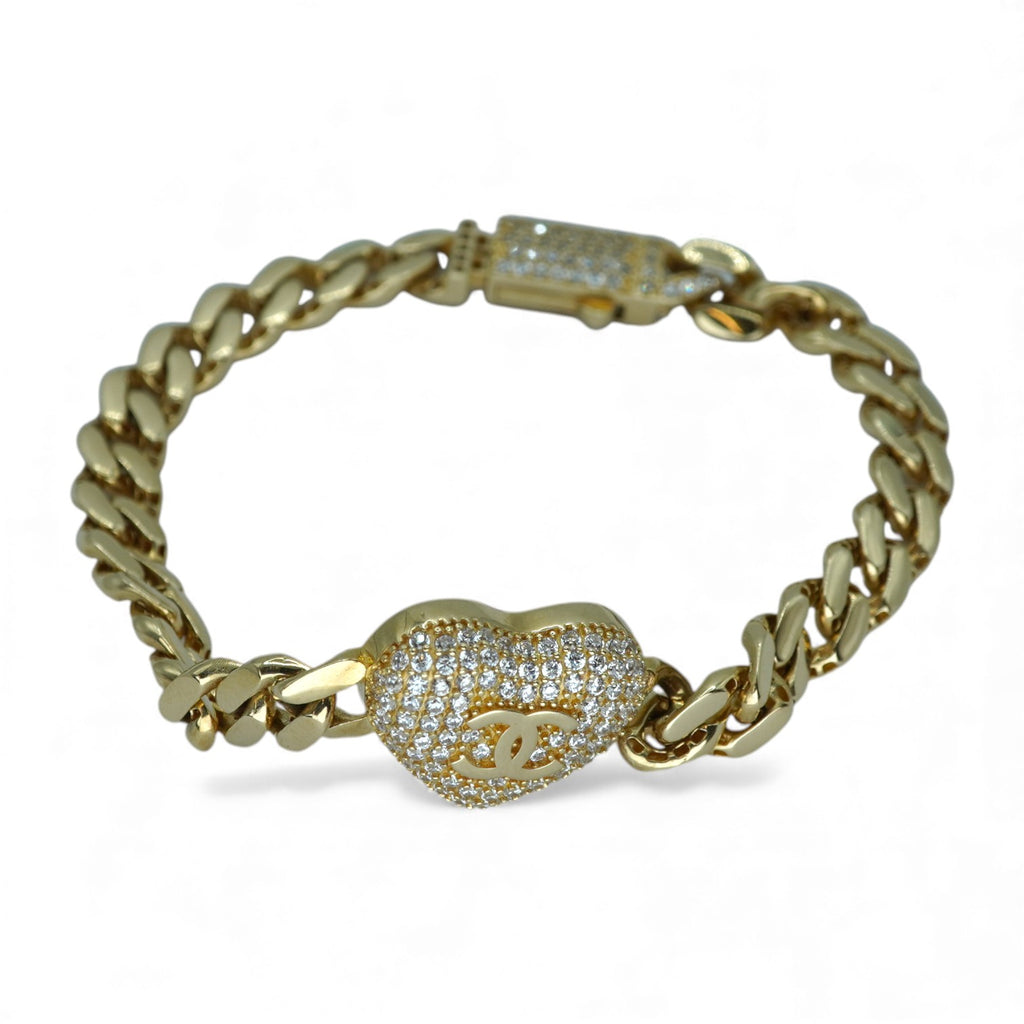 14k Heart Bracelet