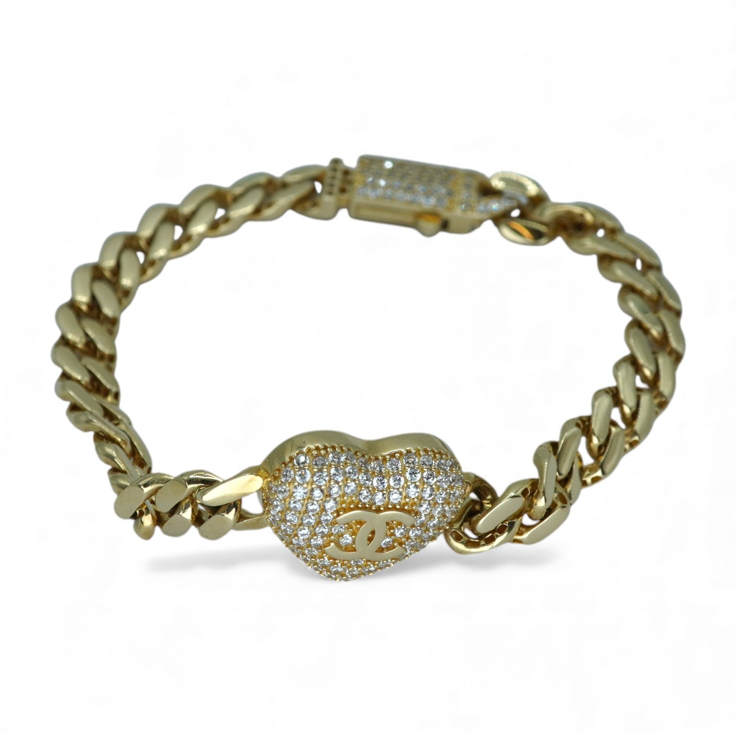 14k Heart Bracelet