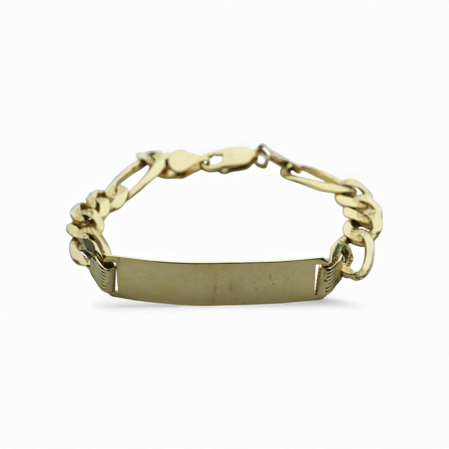 14k Yellow Gold ID Bracelet