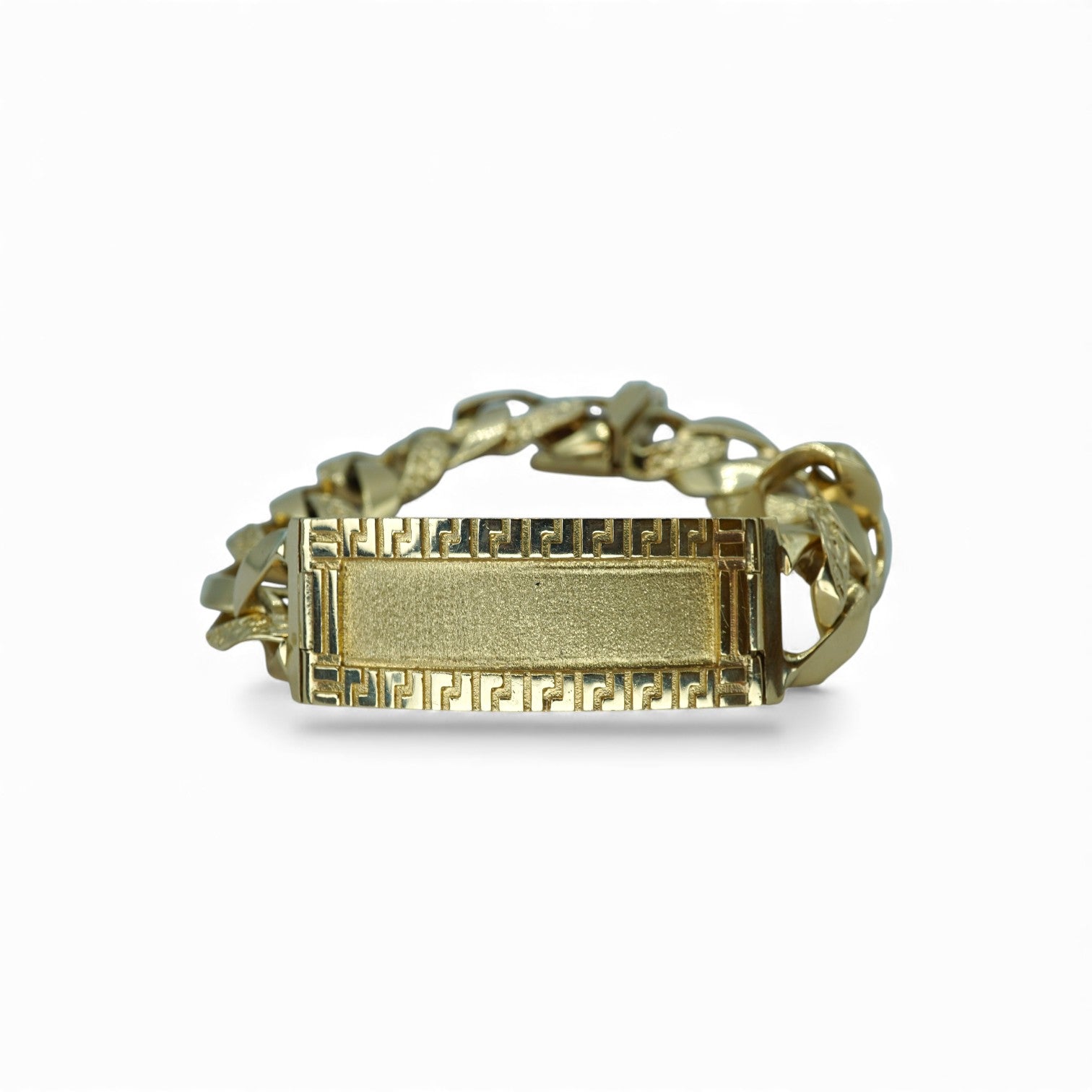 14k Yellow Gold ID Bracelet