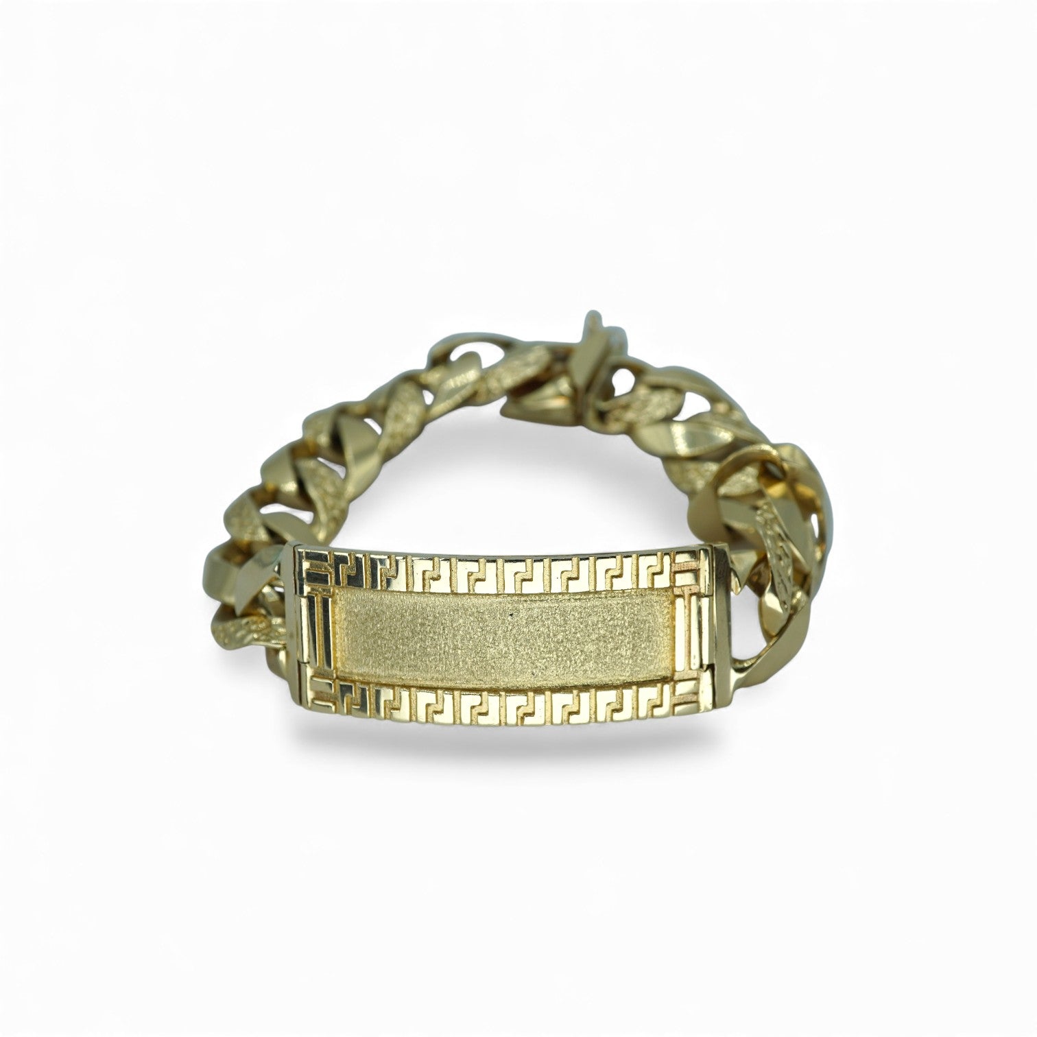 14k Yellow Gold ID Bracelet