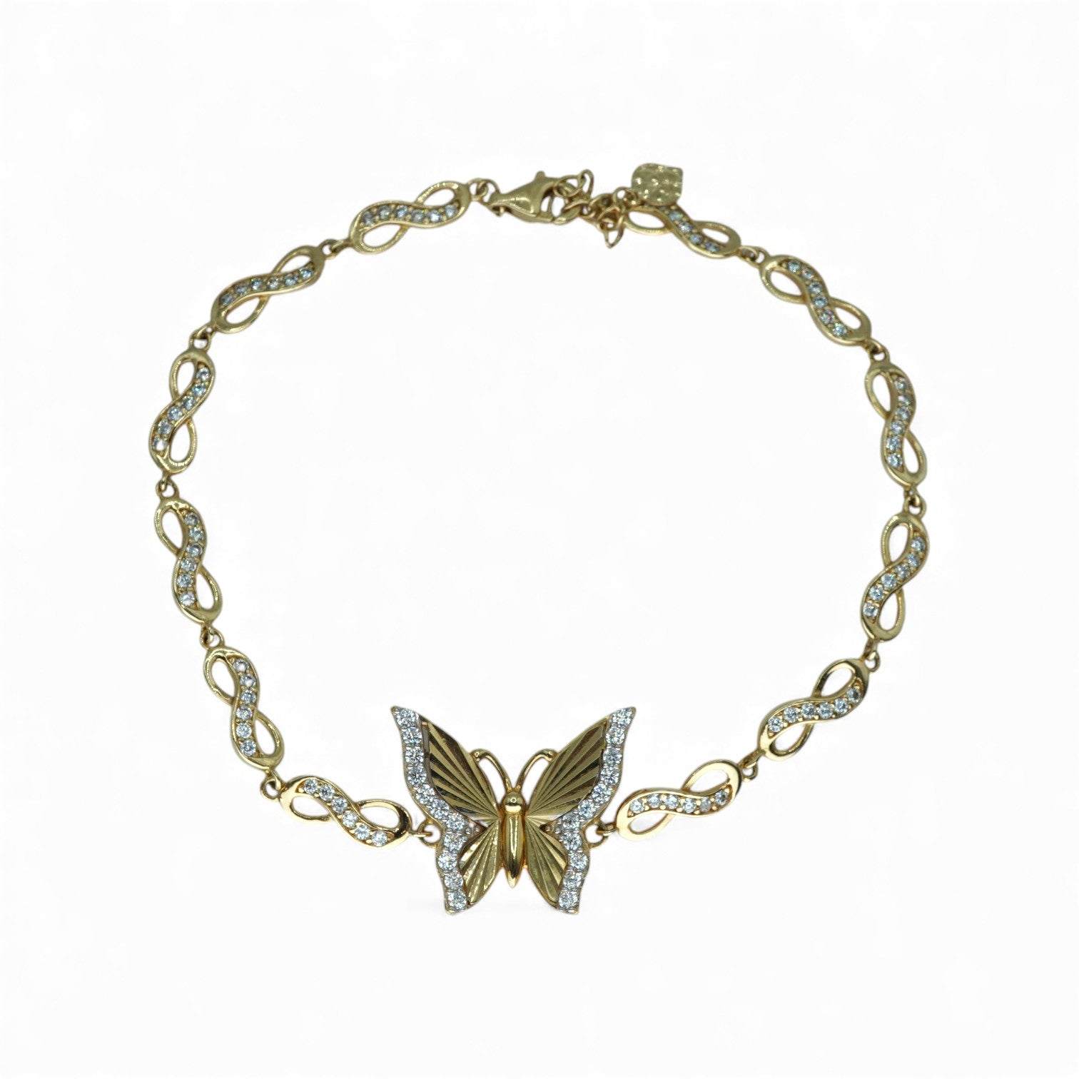 14k Butterfly Bracelet