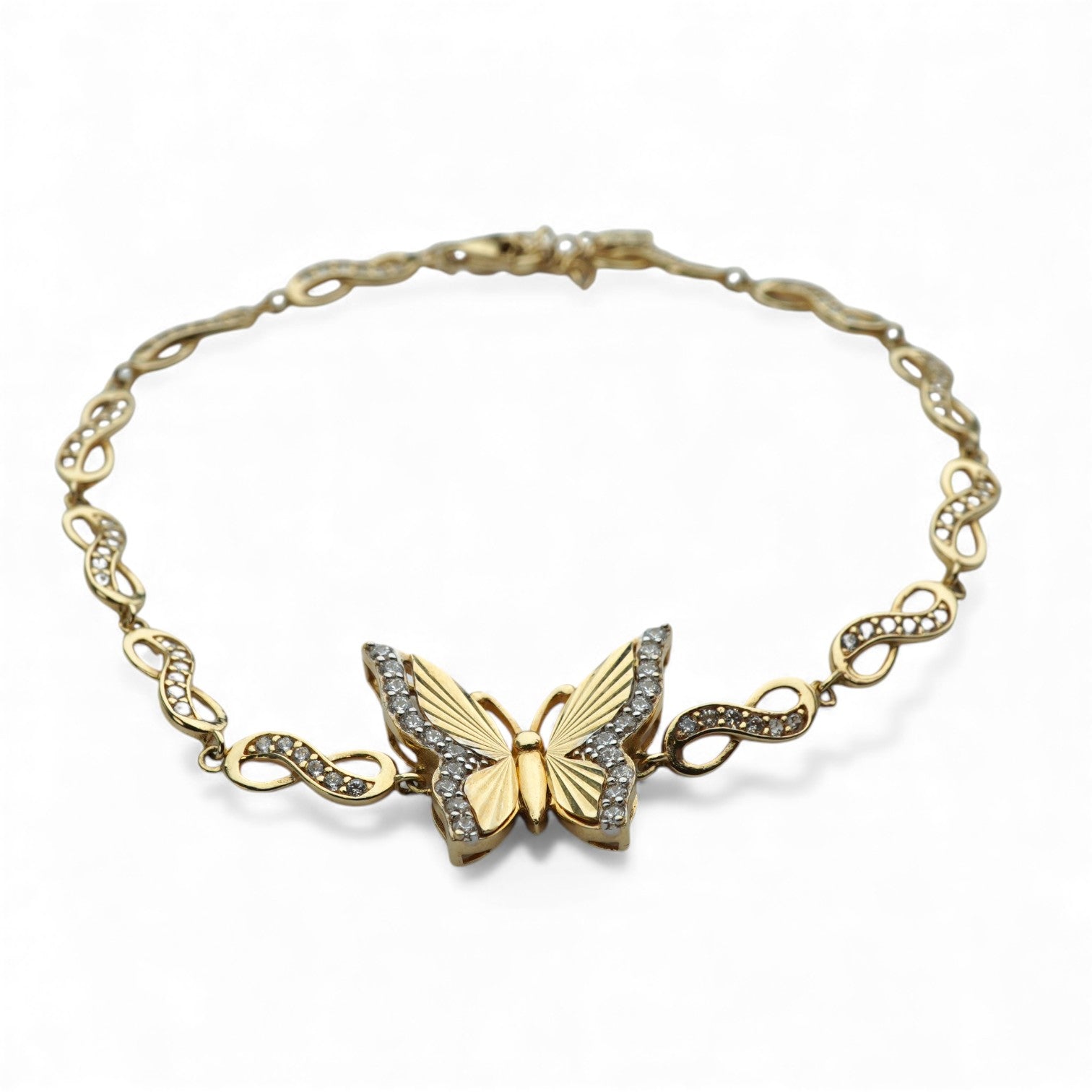 14k Butterfly Bracelet