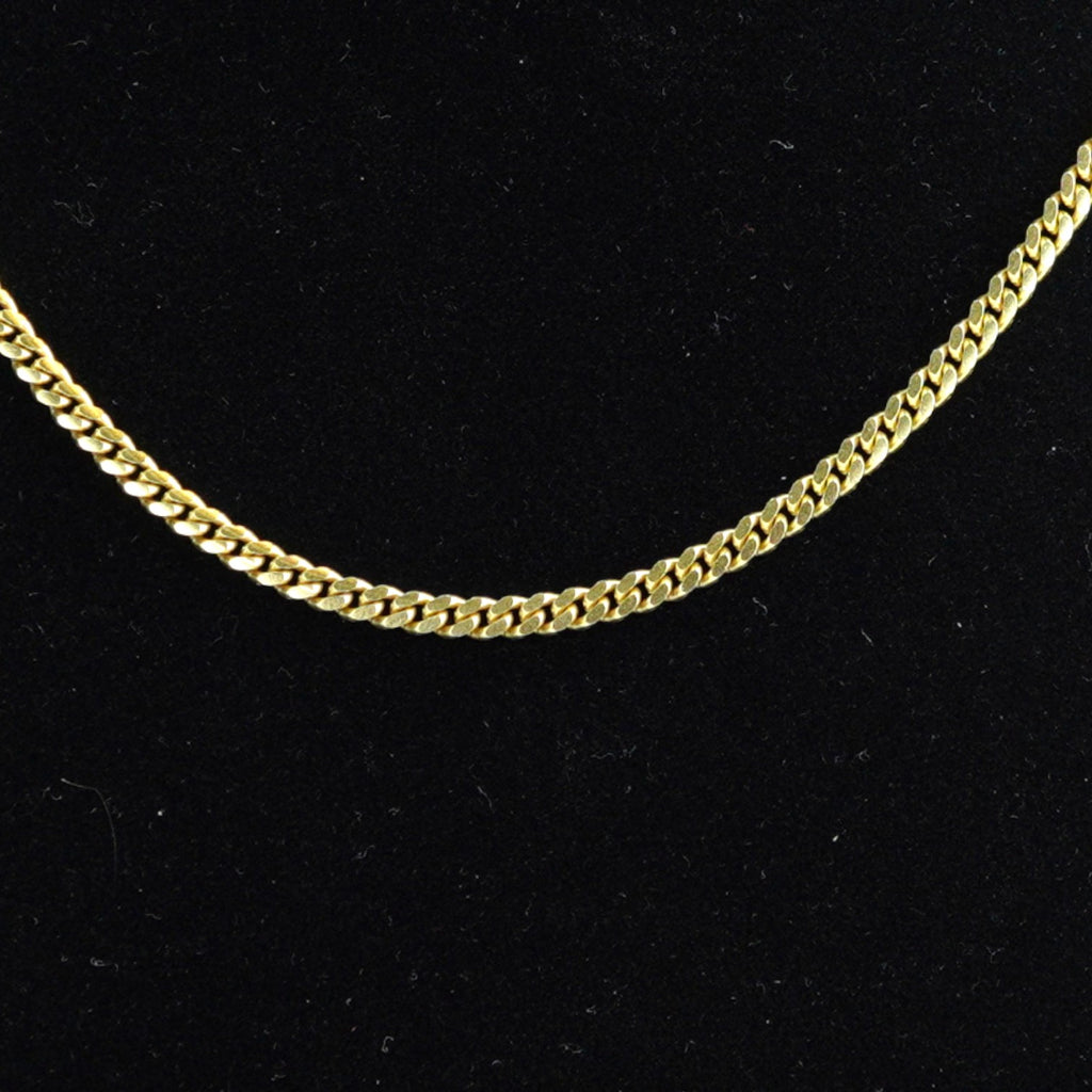 14k Solid Yellow Cuban Chain