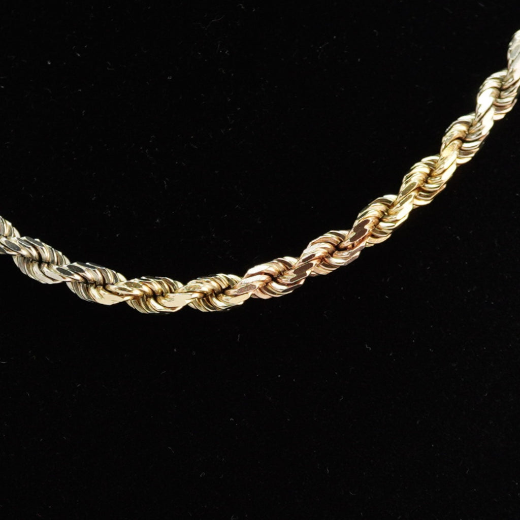 14k Rope Chain Tri-Color