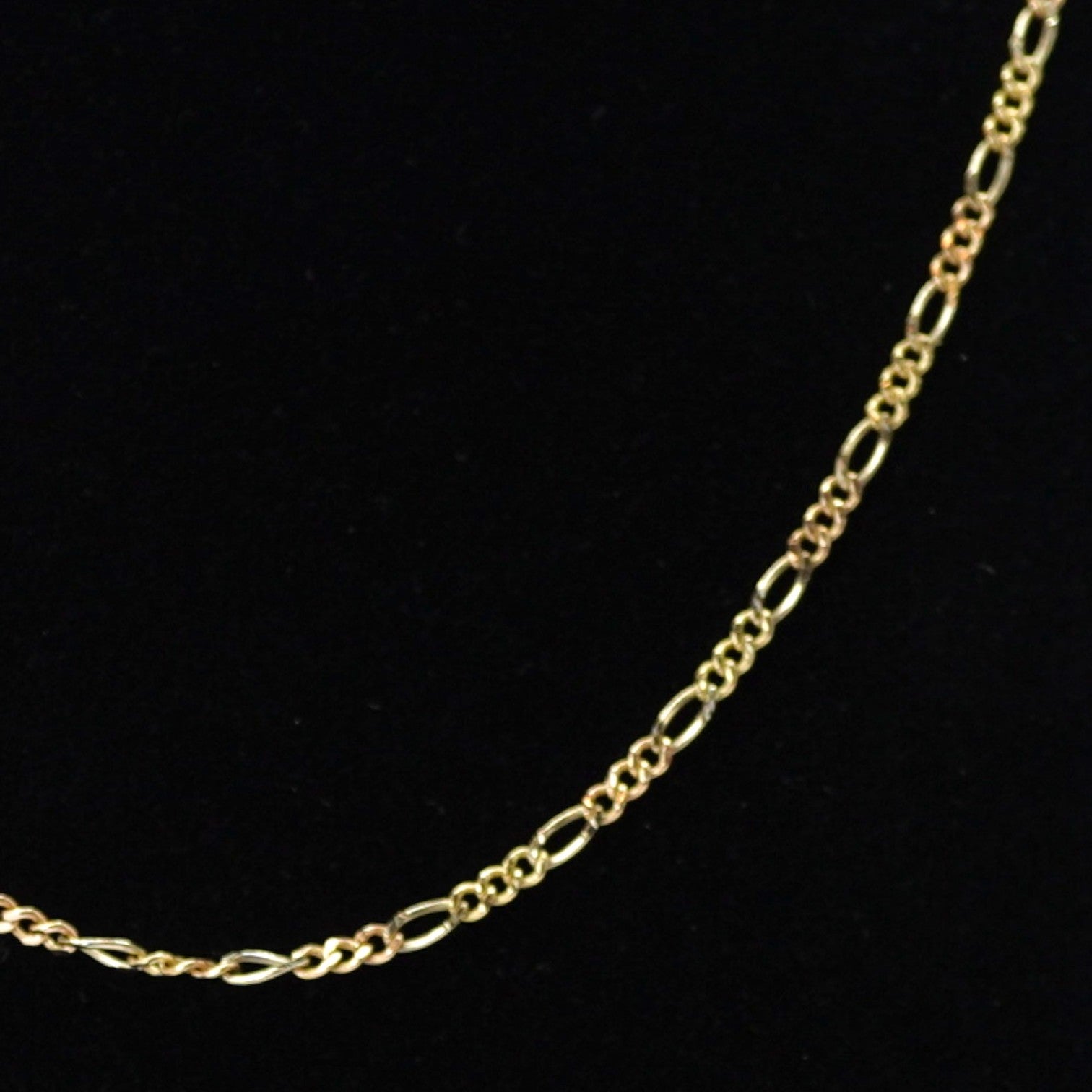 14k Figaro Chain Y/R