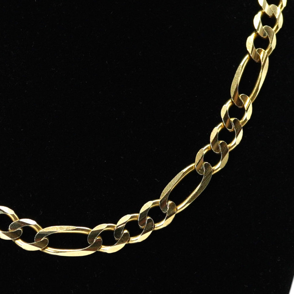 14k Figaro Chain Yellow Gold
