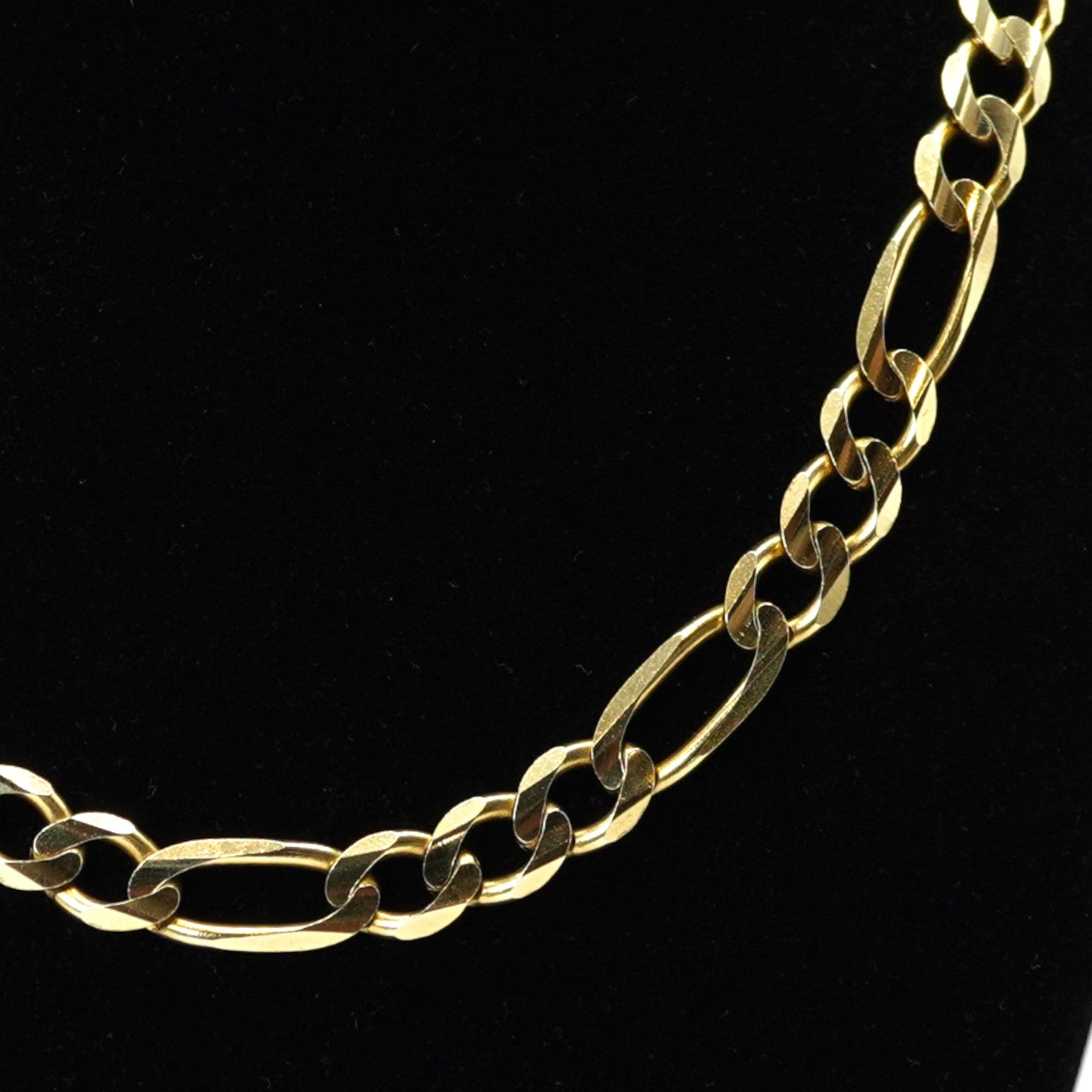 14k Figaro Chain Yellow Gold