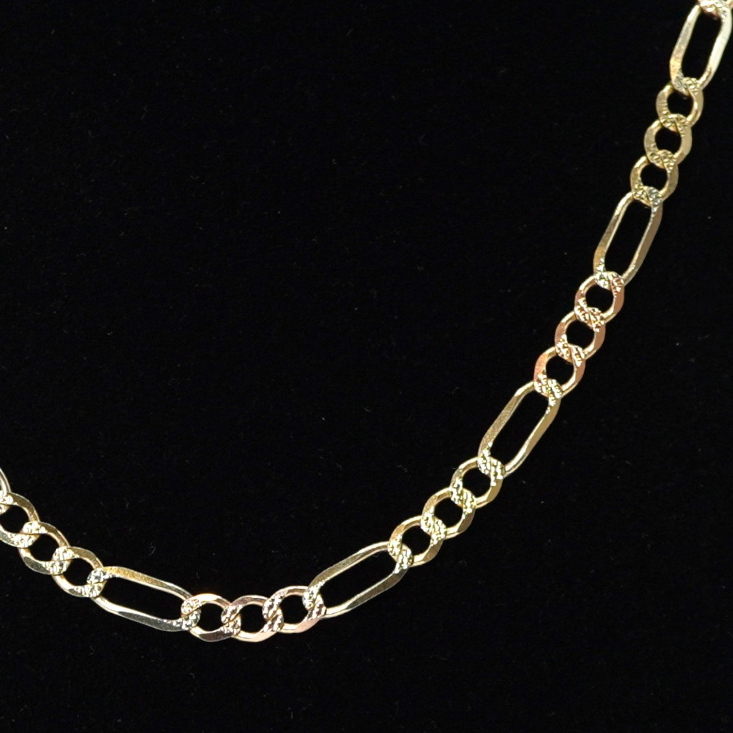 14k Figaro Chain Y/R