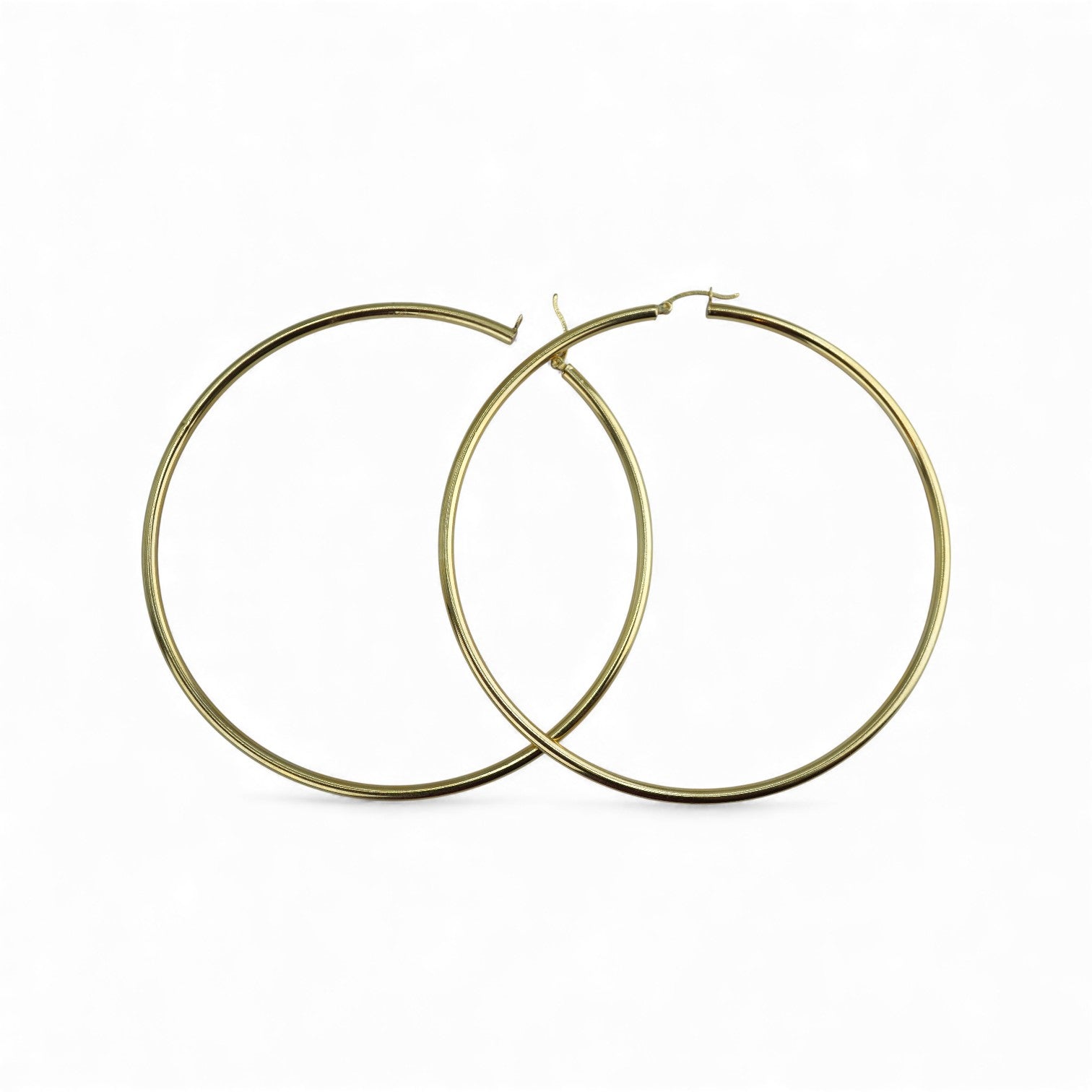 14k YG Hoop Earrings