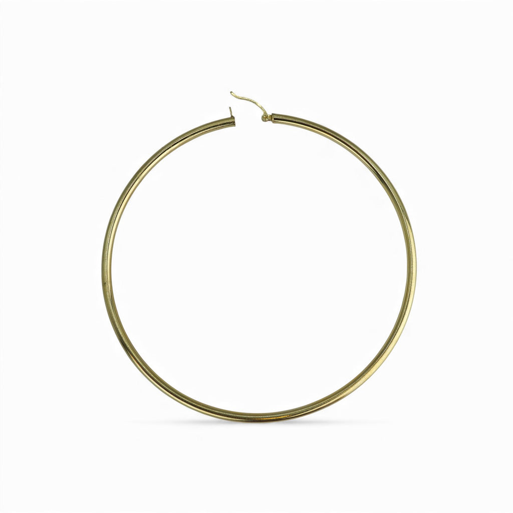 14k YG Hoop Earrings