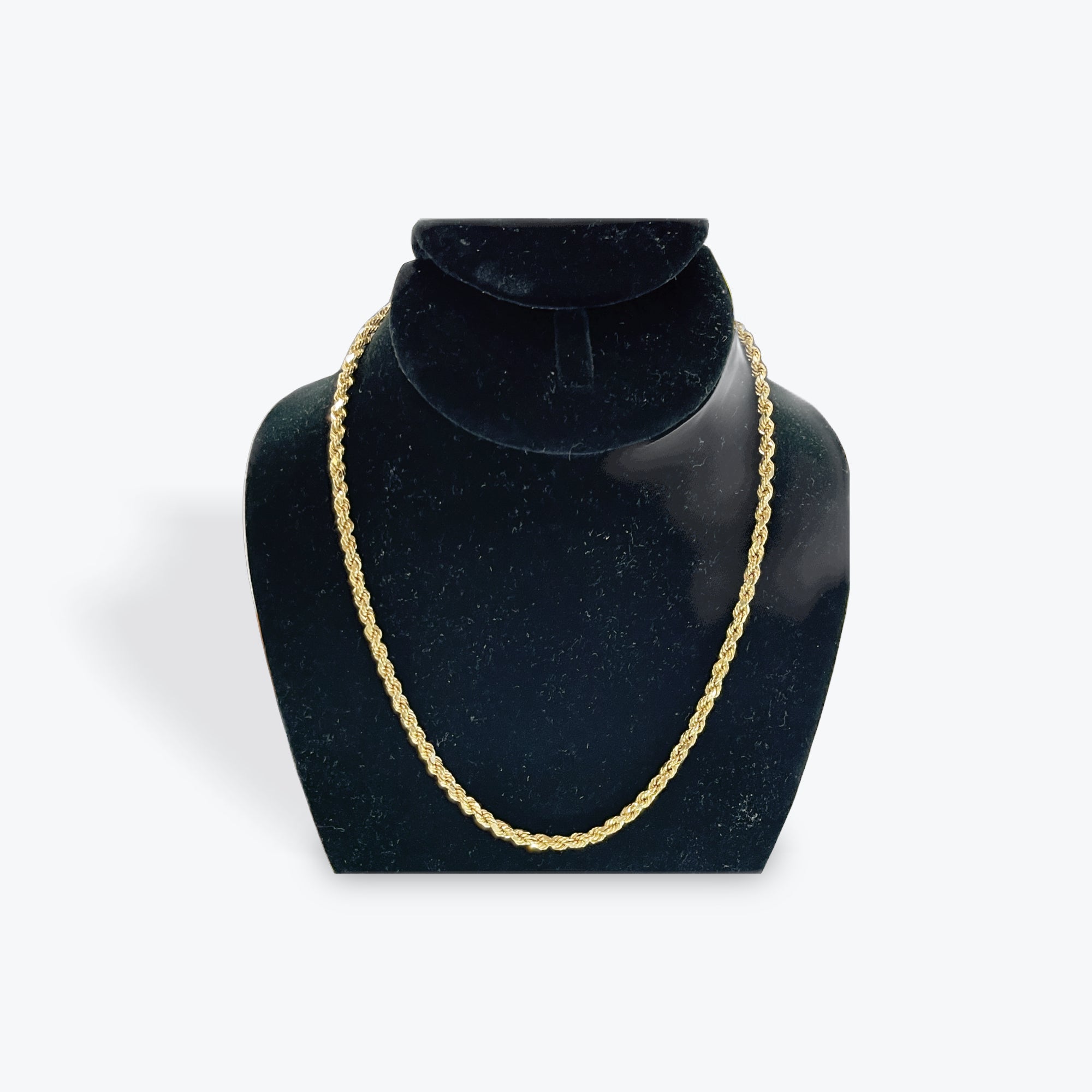 18k Rope Chain 4mm.18''