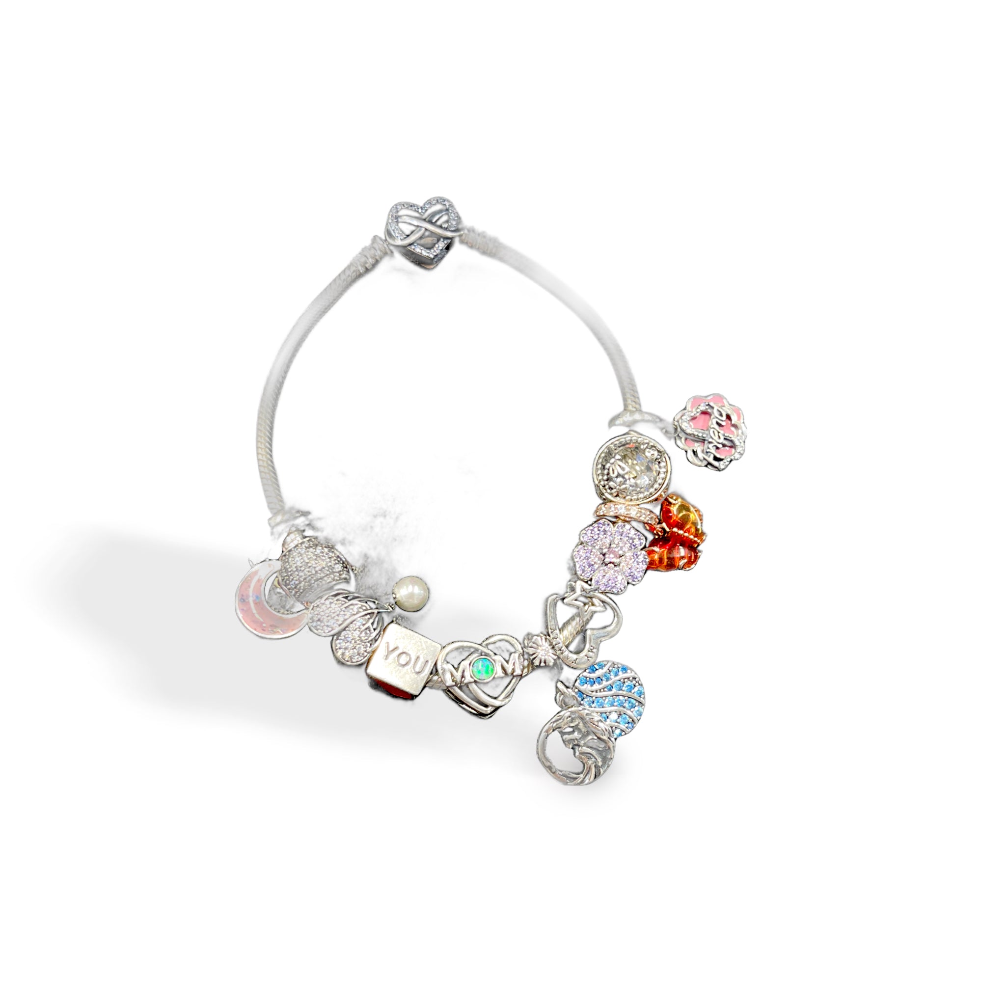 Pandora Bracelet W/ Charms 45.17g