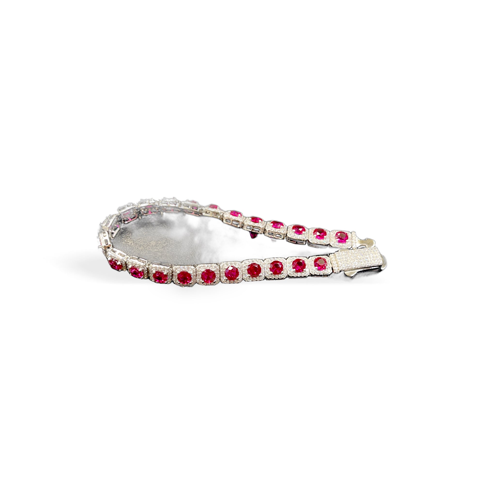 Silver Pink CZ 17g