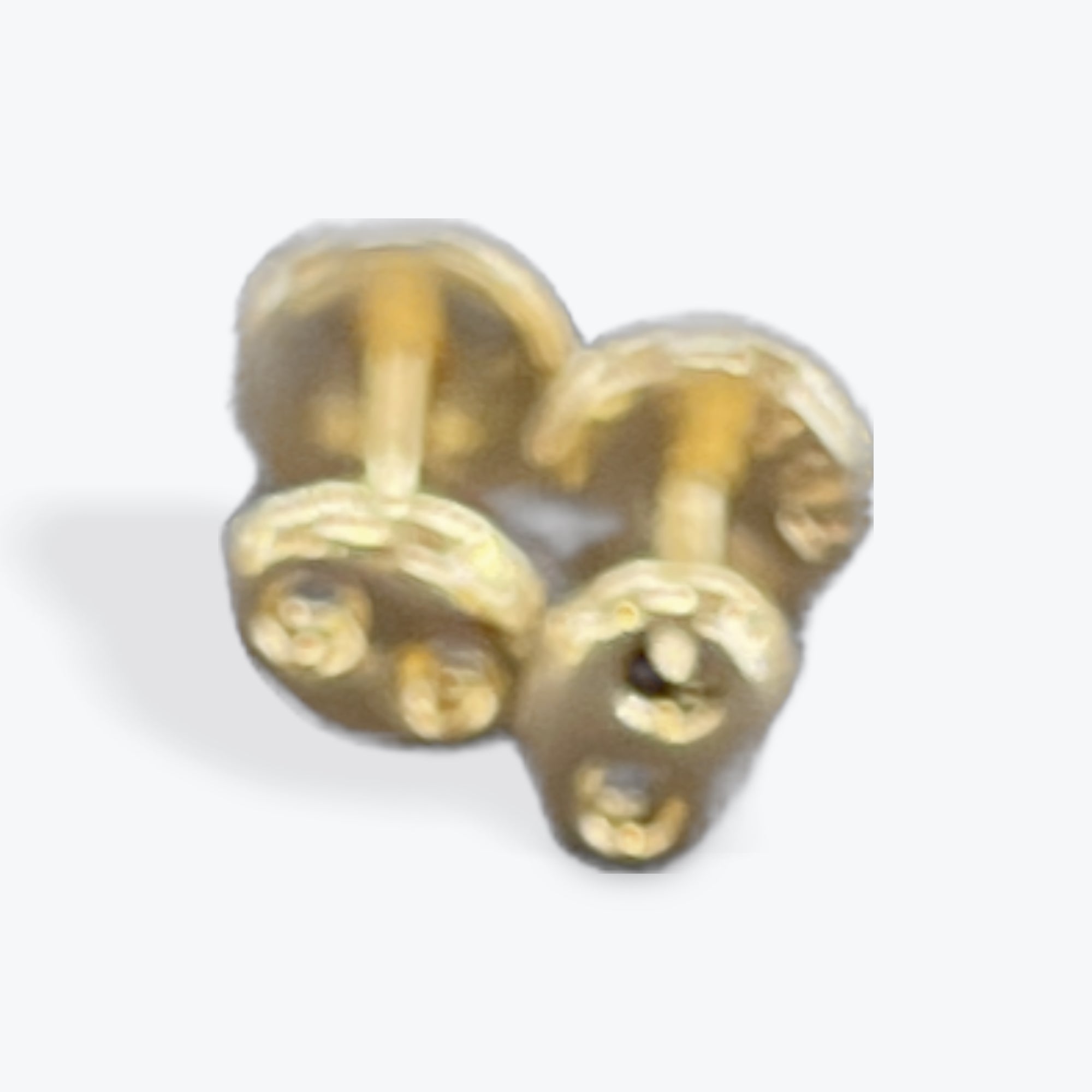 18k Small Gucci Earrings