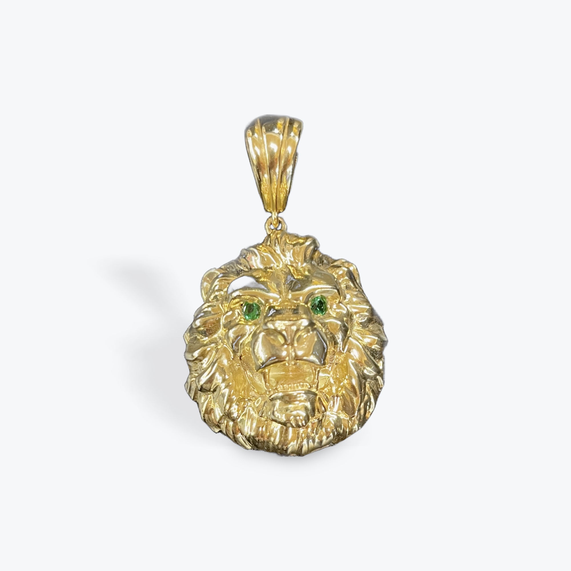 14k YG Lion Pendant