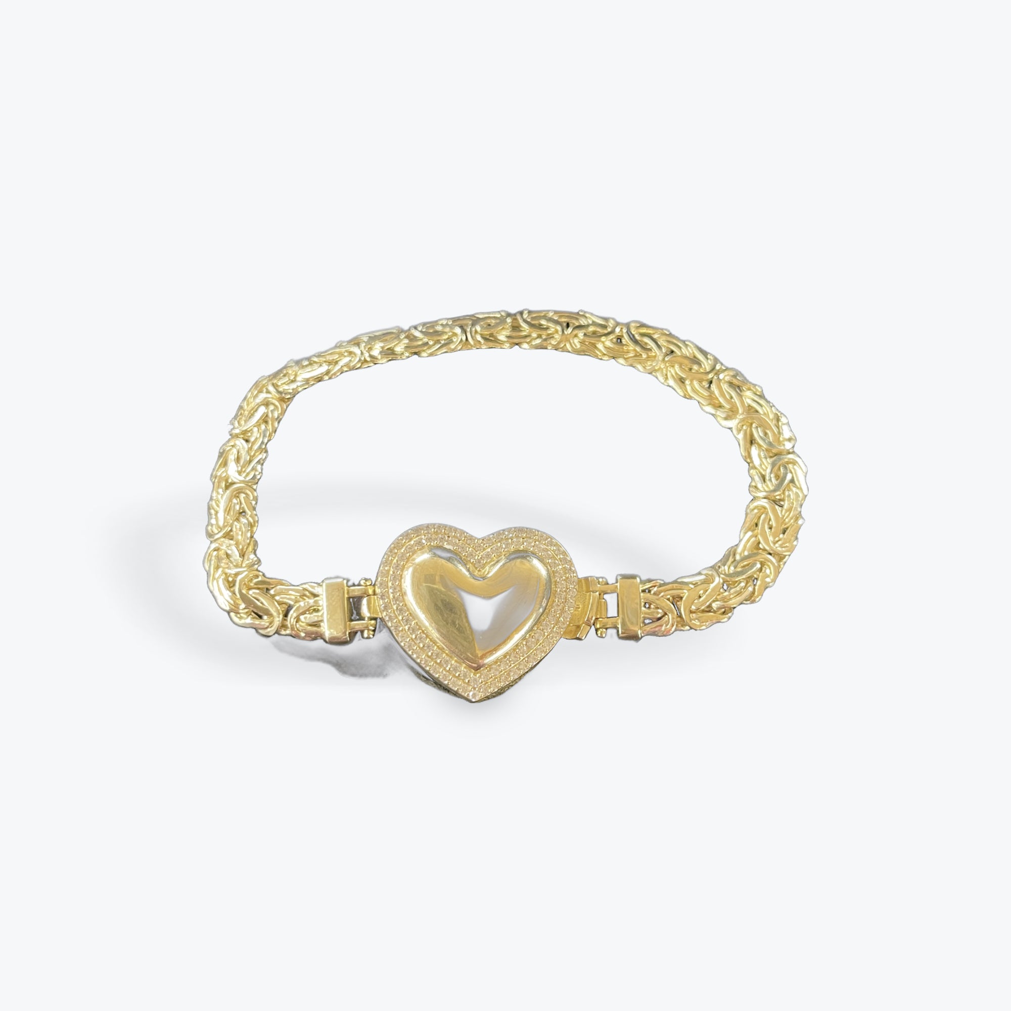 14k Heart Bracelet