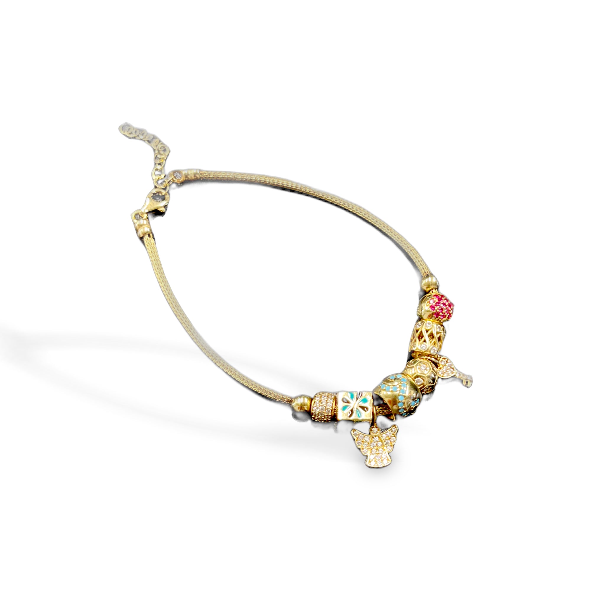 Charms Bracelet 14k 9.89g