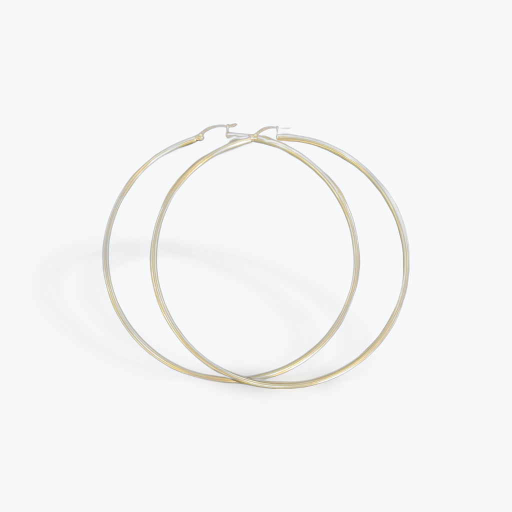 14k YG Hoop Earrings 3mm