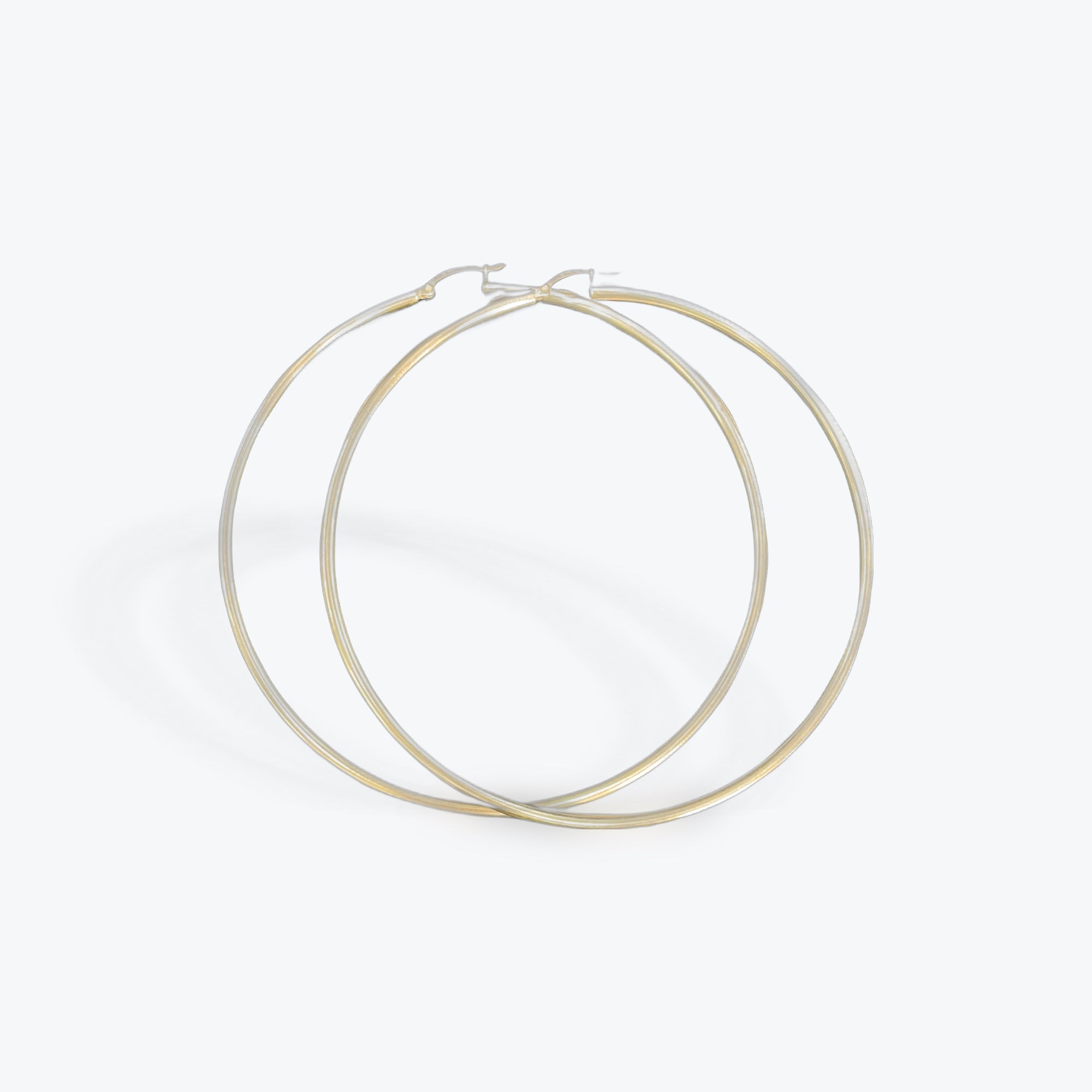 14k YG Hoop Earrings 3mm