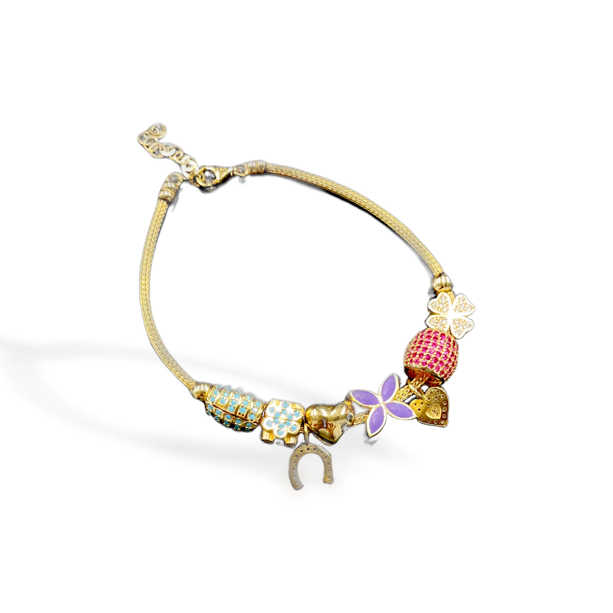 Charms Bracelet 14k 13.82g