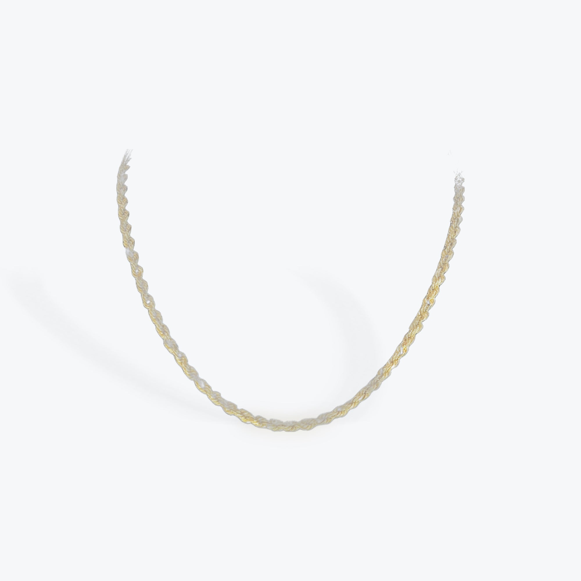 18k Rope Chain 4mm.18''