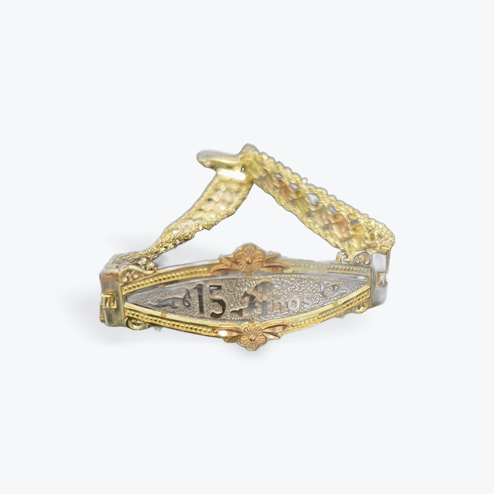14k Bracelet 15años 8"