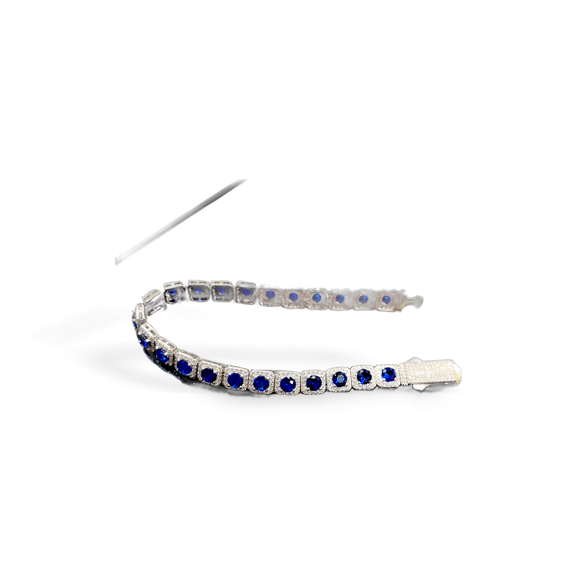 Silver Blue CZ 16.75g