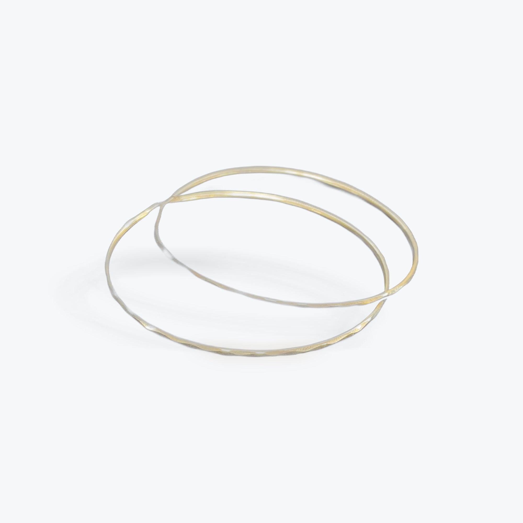 14k YG Hoop 2.5", 2mm